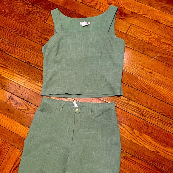 50s Matching Top and Pants Set